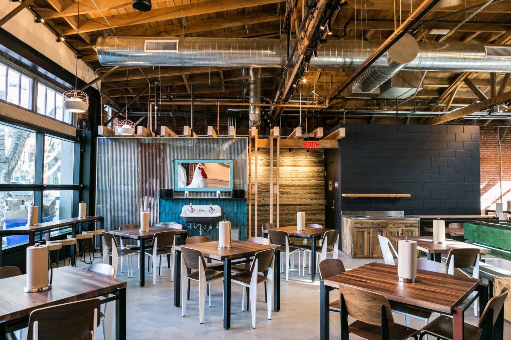 Quarry Side Chairs at Crack Shack, Pasadena, CA