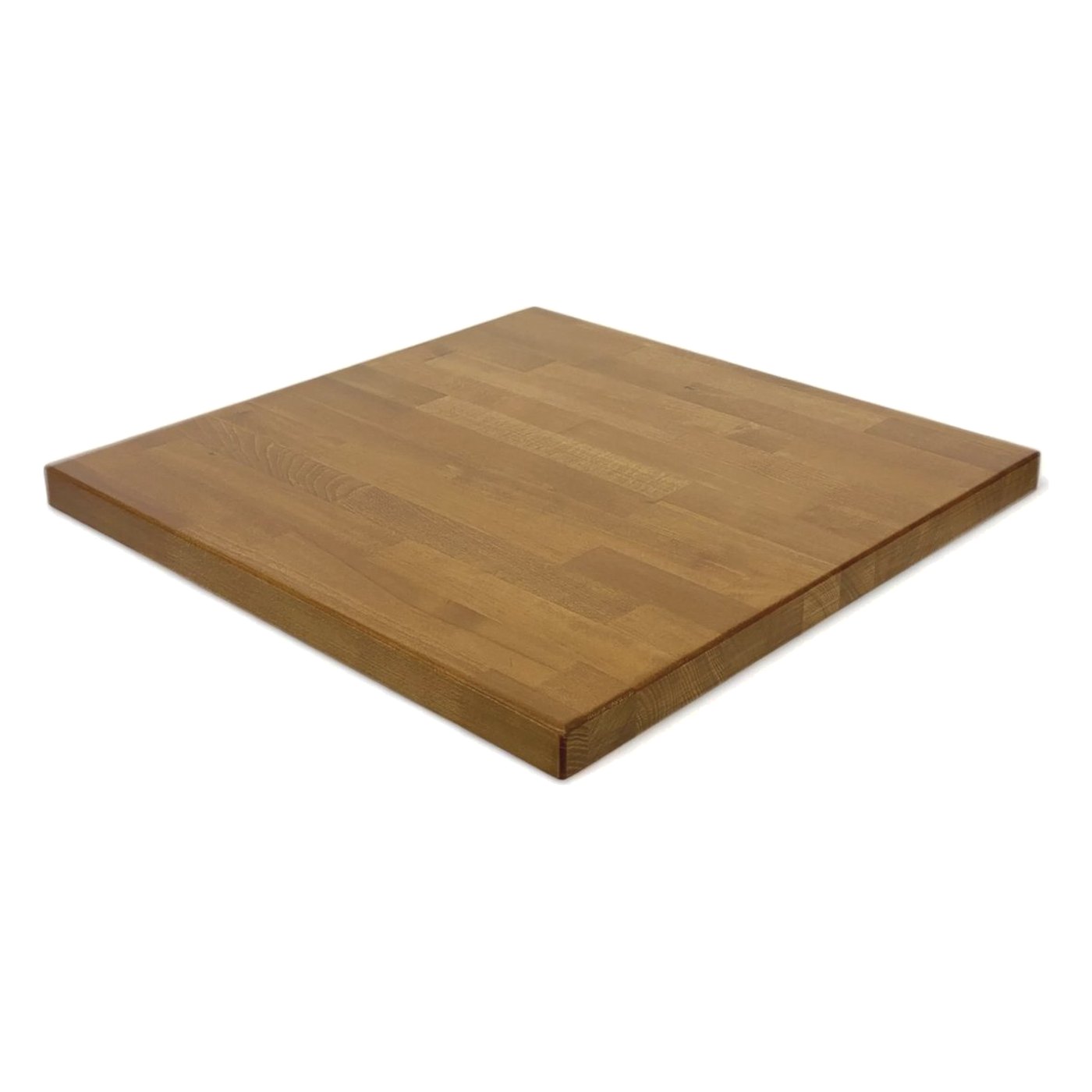 Glenwood Beech Butcher Block Table Top — Rustic Oak Stain