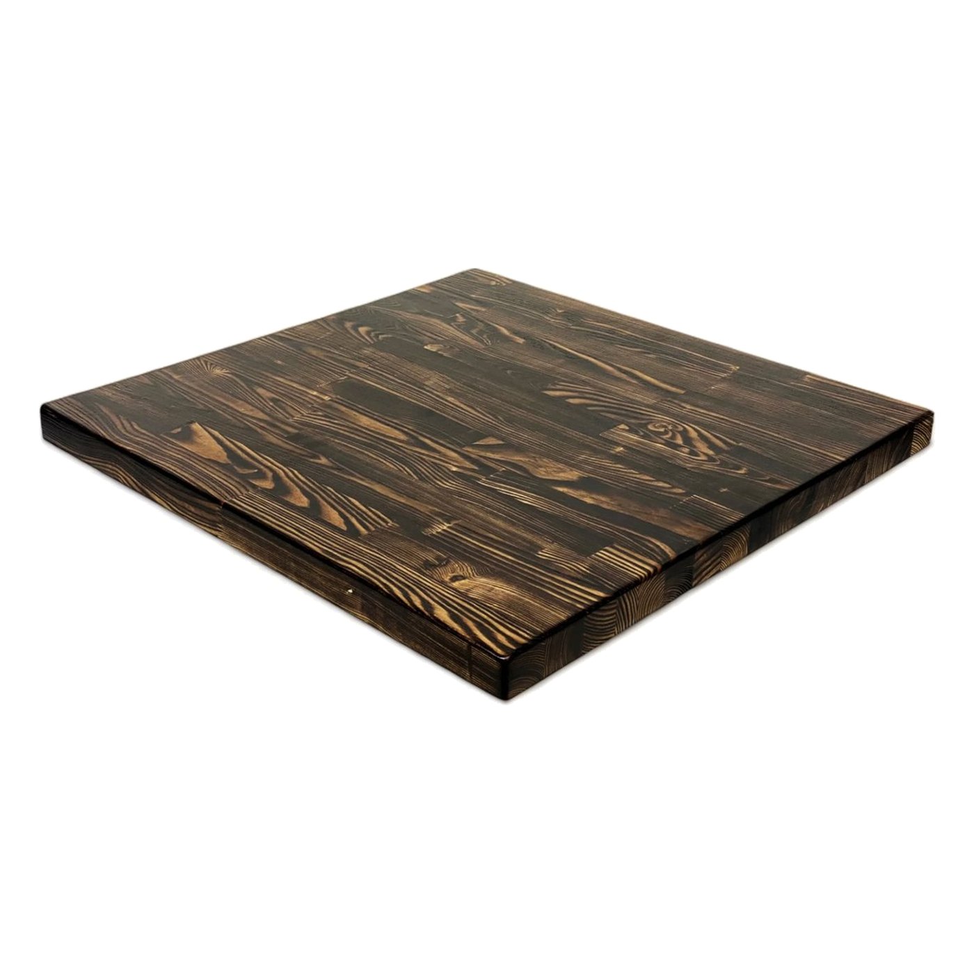 Hearthstone Ash Butcher Block Table Top — Medium Flamed