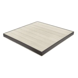 Lido Faux Wood Aluminum Table Top
