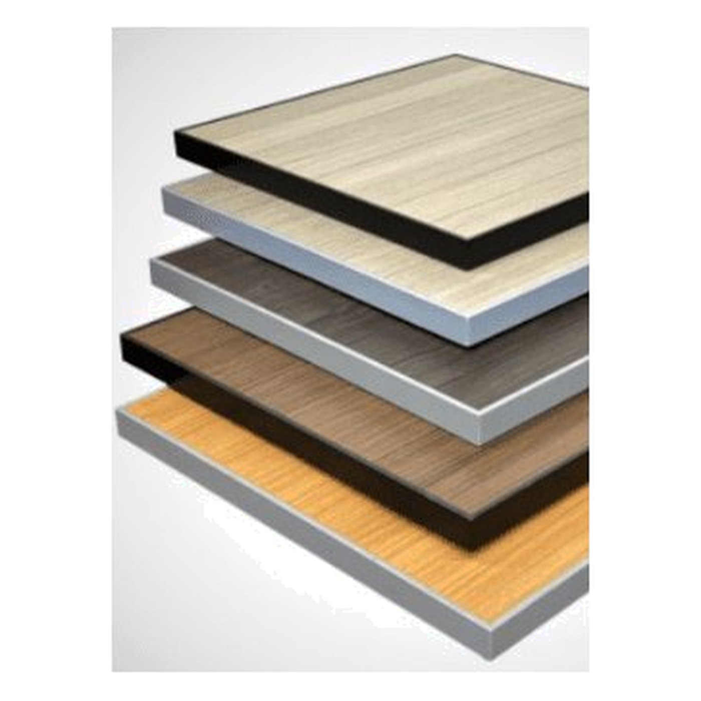 Lido Faux Wood Aluminum Table Top