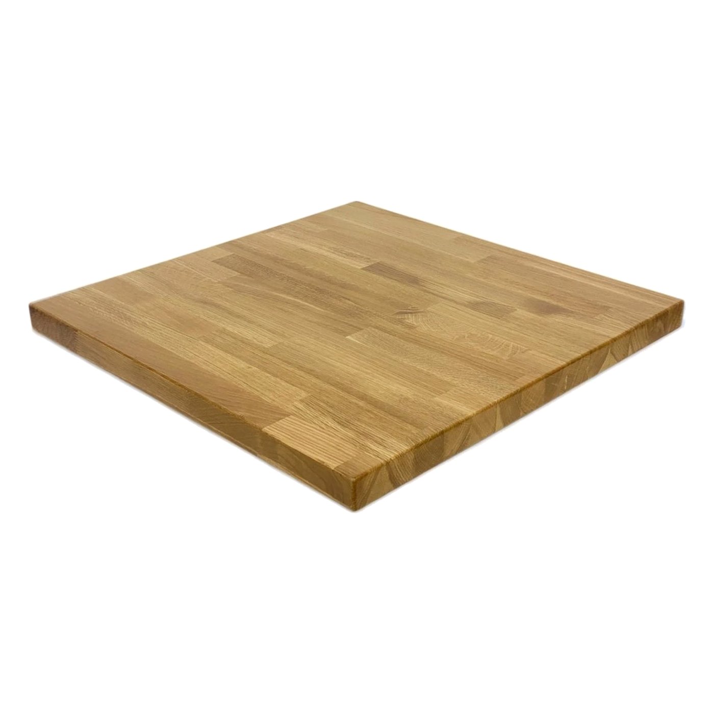 Meadowbrook White Oak Butcher Block Table Top — Natural Stain