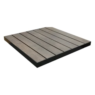 Pacifica Slatted Aluminum Table Top