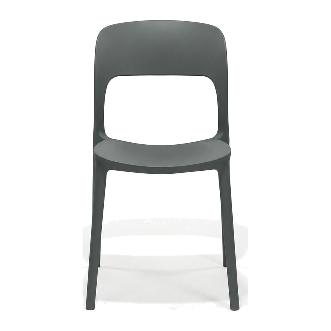 Solstice Side Chair in Black – front