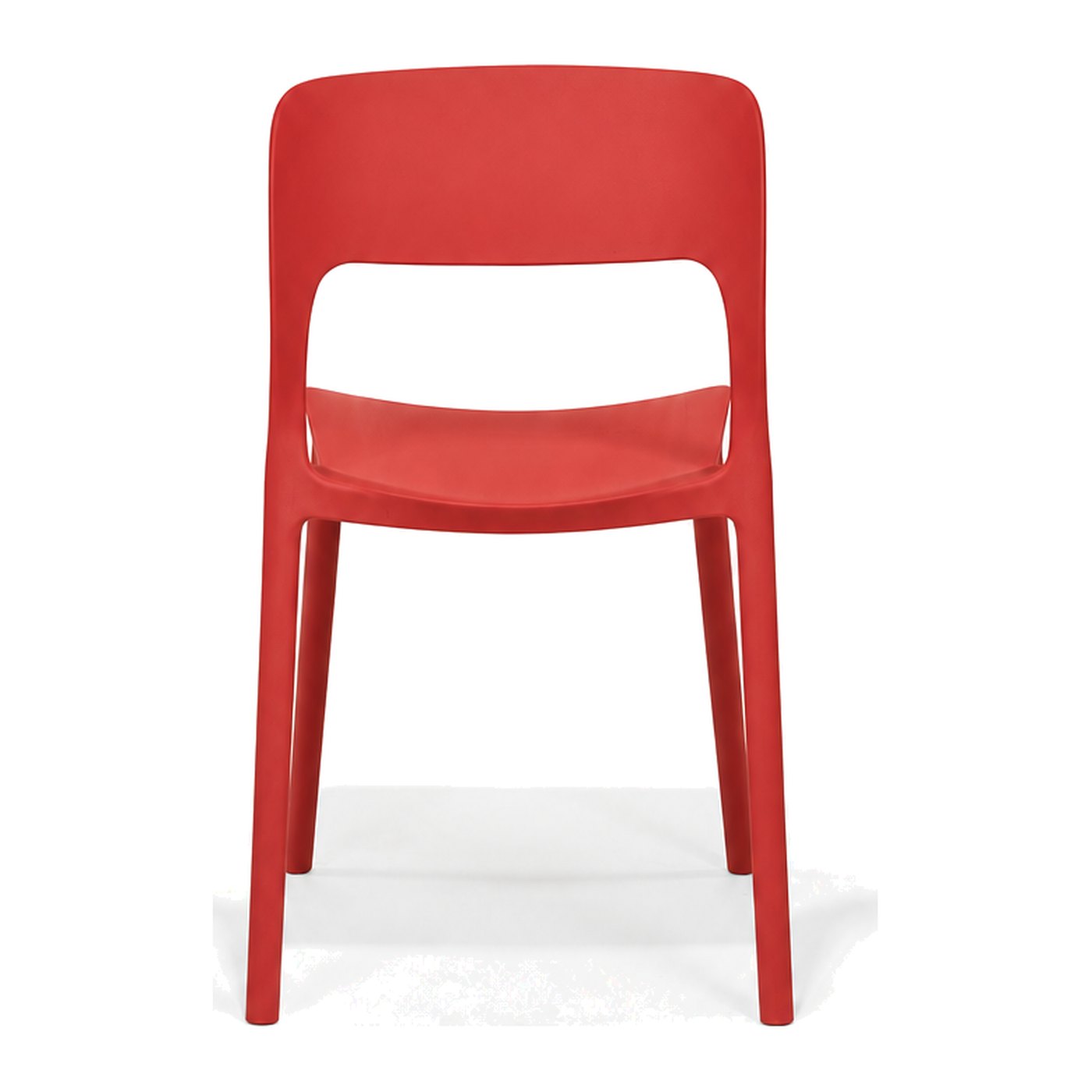 Solstice Side Chair in Red – back