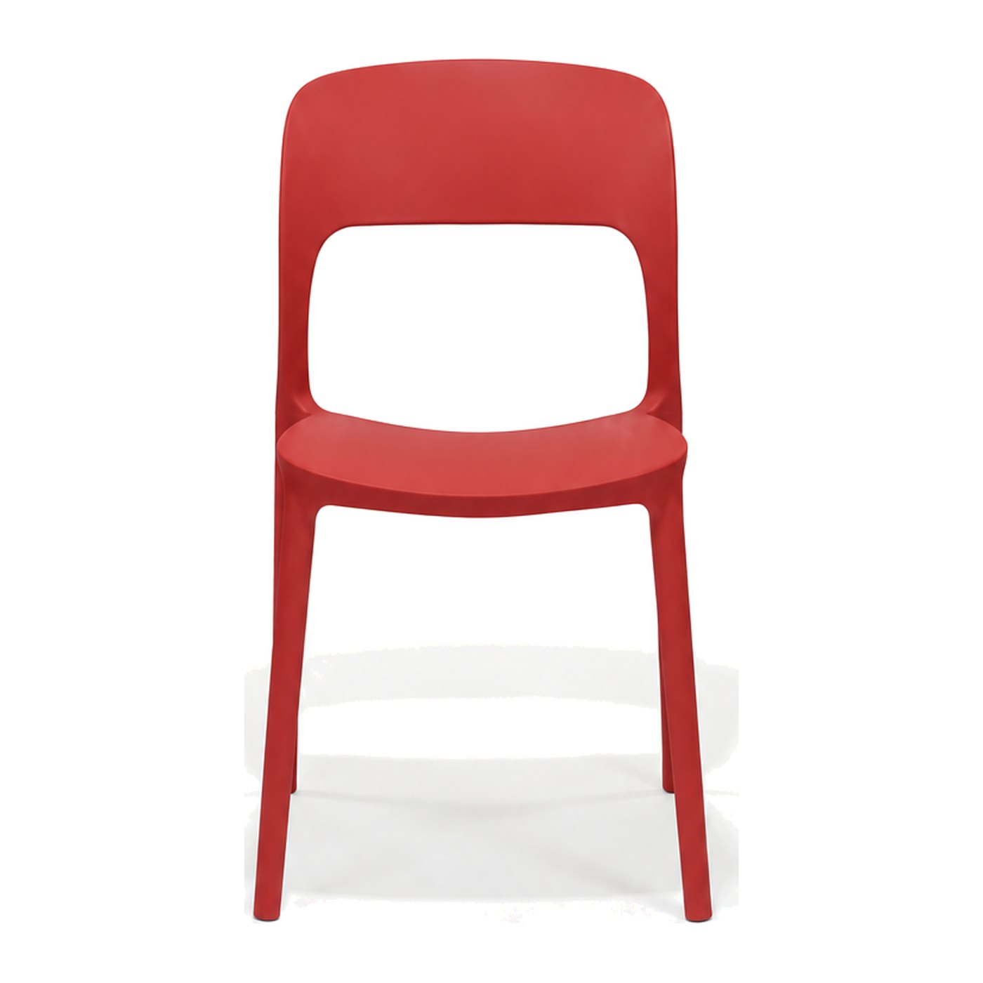 Solstice Side Chair in Red – front